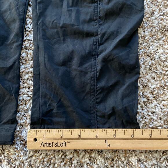 Prana Koen Pant Women's M Reg Inseam Black Standard Fit Mid Rise Soft Waistband - Picture 12 of 13